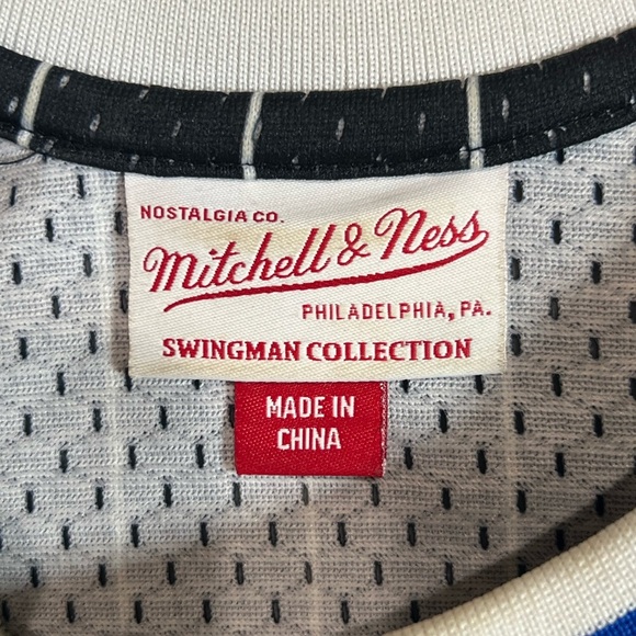 Mitchell & Ness Black and Blue Orlando Jersey - Picture 6 of 9